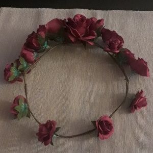 Boho flower crown, only worn once